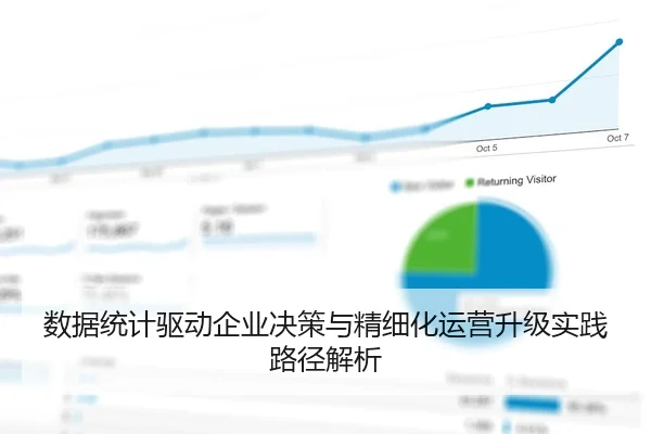 数据统计驱动企业决策与精细化运营升级实践路径解析
